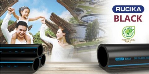 pipa hdpe rucika black